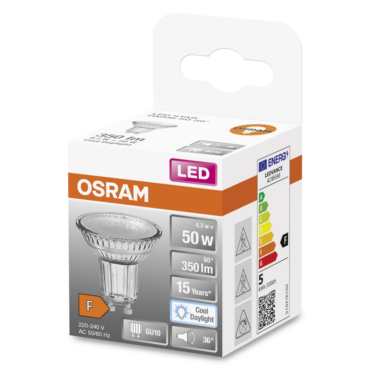 OSRAM ST PAR 1650 36 ° 4.3 W/6500 K GU10