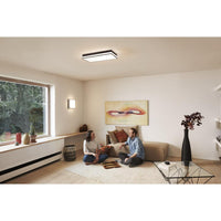 OSRAM Matter SMART+ ORBIS MAGNET LED Deckenleuchte 30x30cm Tunable Weiß 26W / 3000-6500K schwarz