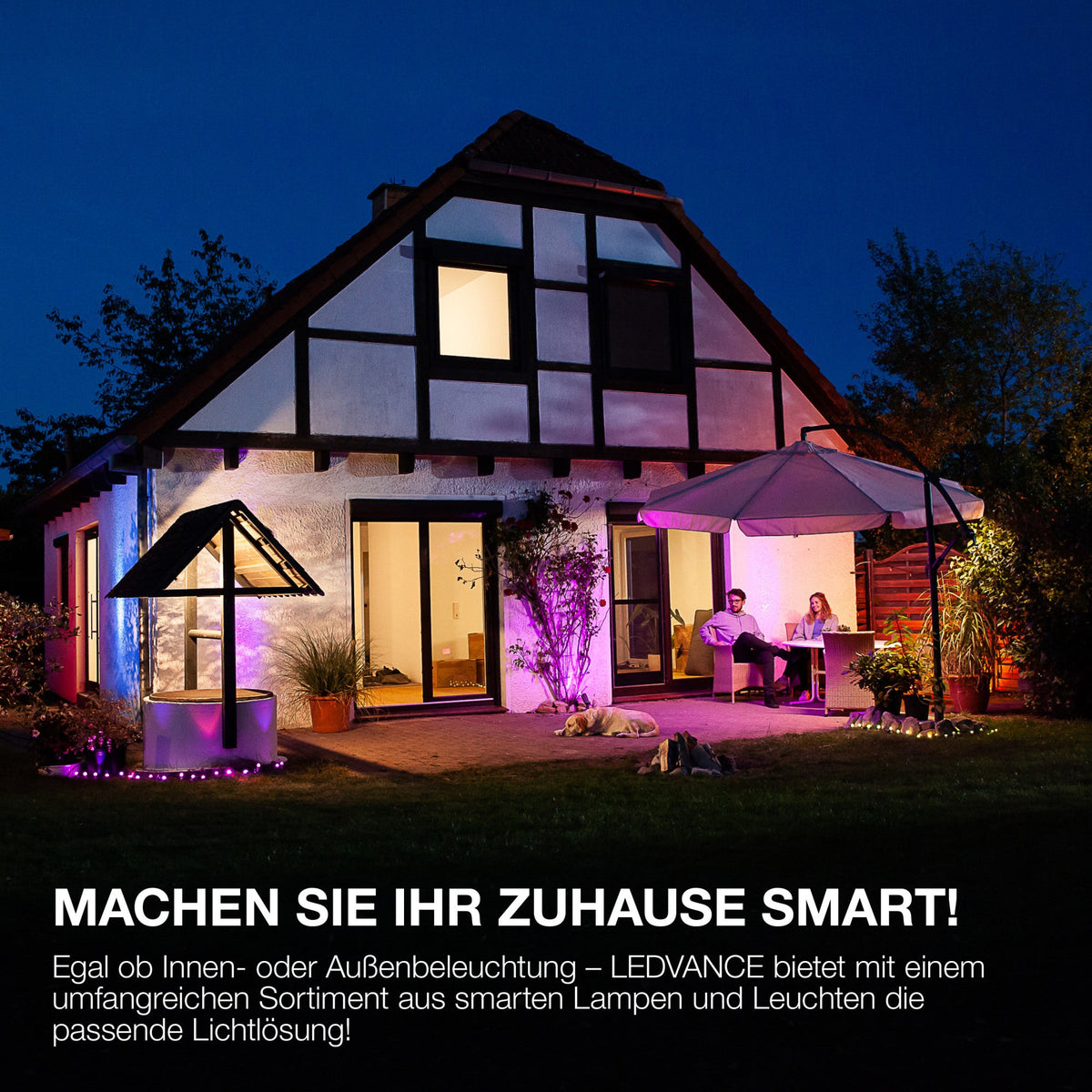 LEDVANCE WIFI SMART+  LED-Lampe, weiß, 4,9W, 470lm, 3er-Pack