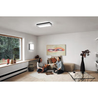 OSRAM Matter SMART+ ORBIS MAGNET LED Deckenleuchte 60x30cm Tunable Weiß 42W / 3000-6500K schwarz
