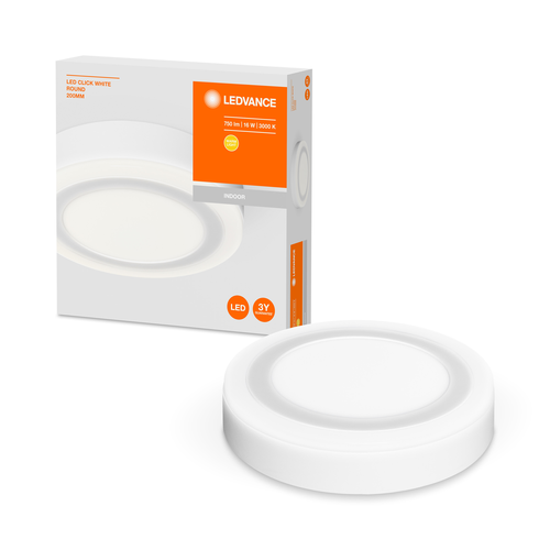 LEDVANCE LED CLICK Bianco 15 W 220-240 V bianco caldo 3000 K Alluminio IP20