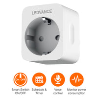 LEDVANCE Wifi SMART+ Bundle di prese per interni ed esterni Compatibile con Google e Alexa