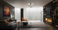 OSRAM DECOR Memphis Deckenleuchte, schwarz/gold, G9