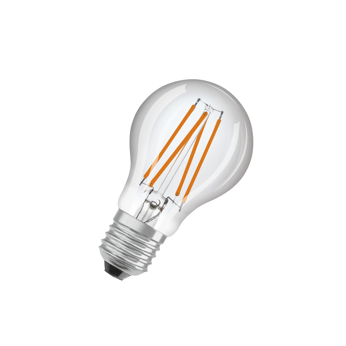 OSRAM Star+ LED-Lampe mit Tageslichtsensor für E27-Sockel, Filament-Optik ,Warmweiß (2700K), 470 Lumen, Ersatz für herkömmliche 40W-Leuchtmittel, nicht dimmbar, 1-er Pack