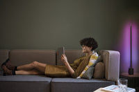 OSRAM SMART+ WIFI LED lampada da terra angolare, sottile, nera, 8W