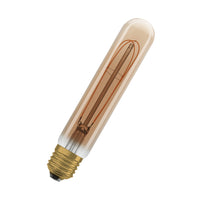 OSRAM Dimmbare LED-Lampen, Vintage-Edition, 40 Watts Ersatz, E27, Tubular, 2200 Kelvin, Warm Comfort Light, Klares Glas, single Pack