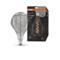 OSRAM Vintage 1906 Lampadina LED, Tinta Fumo, 4,5W, 150lm, Bianco Caldo, E27