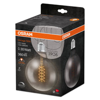 Lampada LED OSRAM Vintage 1906, vetro fumé, 7,8W, 360lm