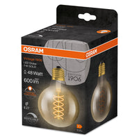 Lampada LED OSRAM Vintage 1906, vetro dorato, 7W, 600lm, E27