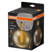 Lampada LED OSRAM Vintage 1906, vetro dorato, 4,8W, 420lm