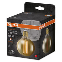 Lampada LED OSRAM Vintage 1906, vetro dorato, 5,8W, 470lm