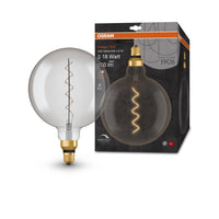 OSRAM Vintage 1906 Lampadina LED, Tinta Fumo, 4,8W, 150lm, Bianco Caldo, E27