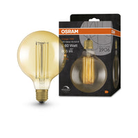 OSRAM Vintage 1906 Lampadina LED, tonalità oro, 8,8W, 806lm, bianco caldo, E27