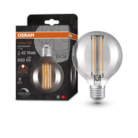 OSRAM Vintage 1906 Lampadina LED, Tinta Fumo, 11W, 500lm, Bianco Caldo, E27