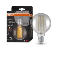 OSRAM Vintage 1906 Lampadina LED, Tinta Fumo, 11W, 500lm, Bianco Caldo, E27