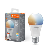 LEDVANCE SMART+ Lampada LED Classica Wifi TW FR E27, 806 lm, 2700…6500 K, Bianco Regolabile