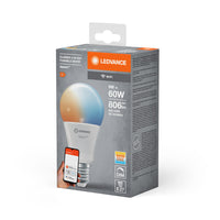 LEDVANCE SMART+ Wifi Classic LED Lampe TW FR E27, 806 lm, 2700…6500 K, Tunable White