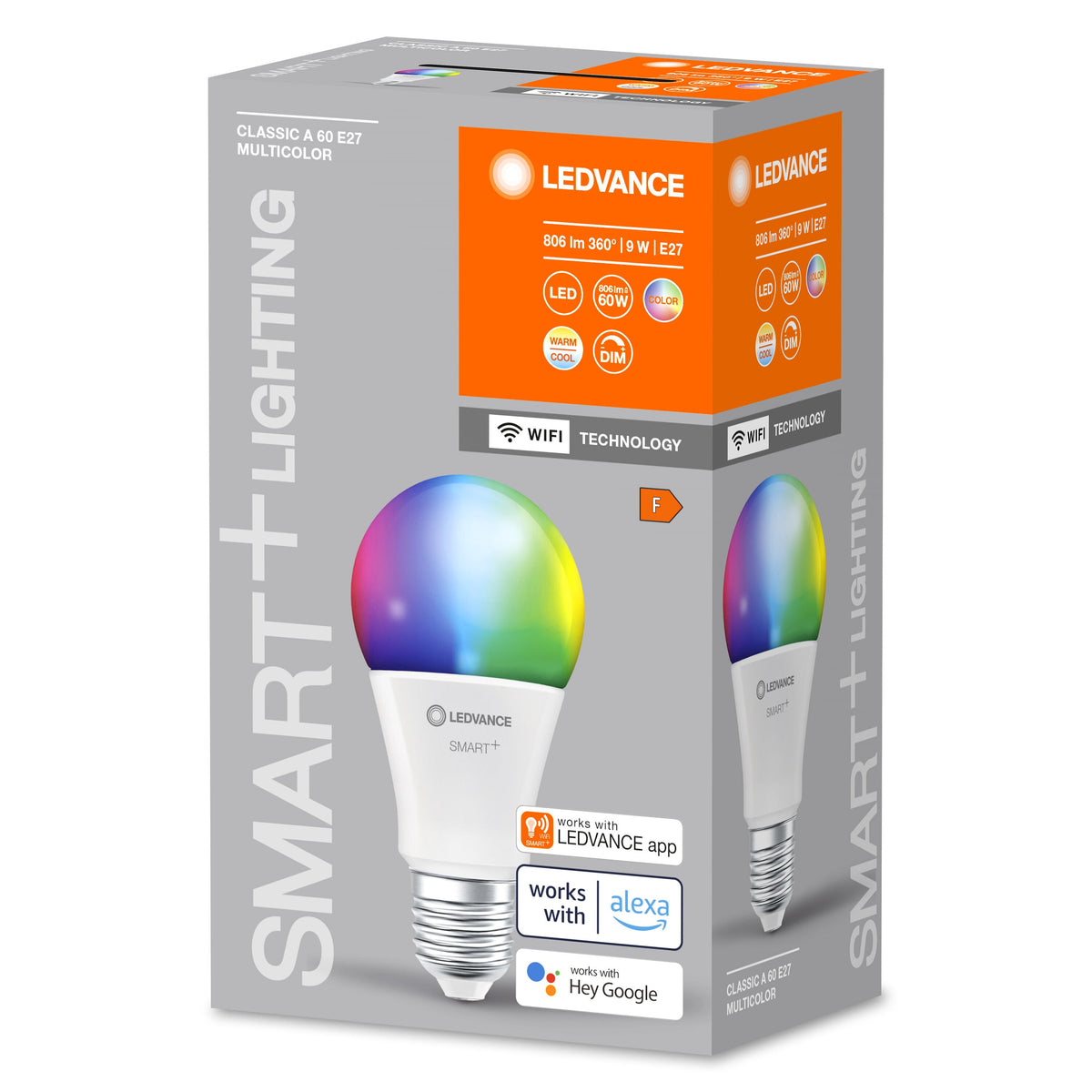 Lampada LED LEDVANCE SMART+ WIFI, aspetto bianco gelo, 9 W, 806 lm
