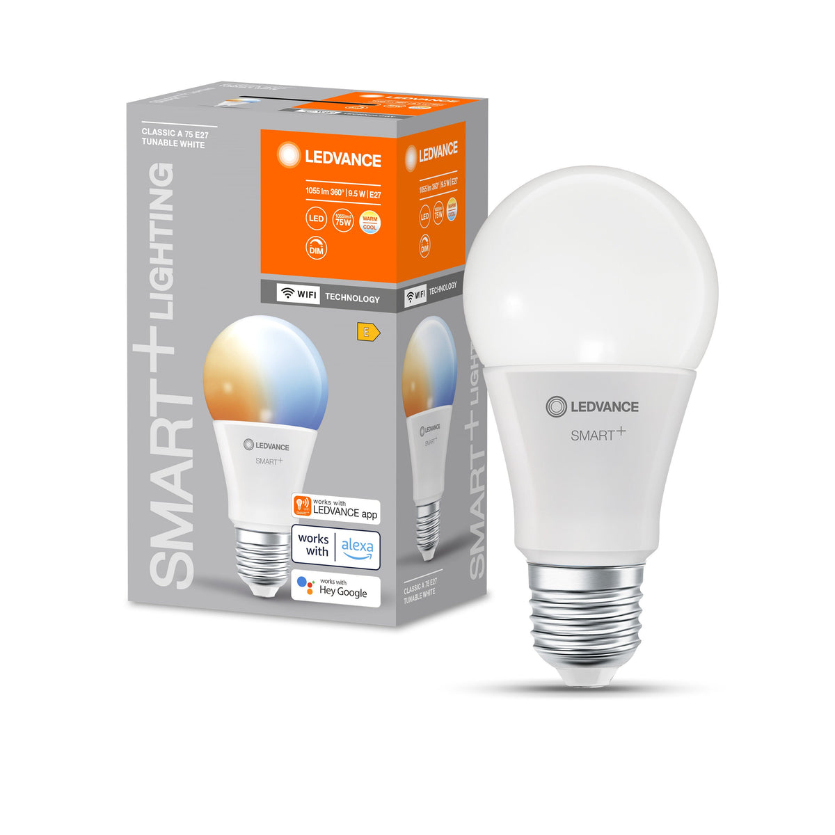 Lampada LED LEDVANCE SMART+ WIFI, smerigliata, 9.5W, 1055lm
