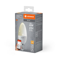 LEDVANCE SMART+ Lampada a Candela LED Wifi Dimmabile DIM FR E14 4,9W, 470 lm, 2700 K, Bianco Caldo