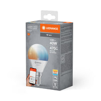 LEDVANCE SMART+ Wifi Mini Bulb LED Lampe TW FR E14 4,9W 470 lm, 2700…6500 K, Tunable White
