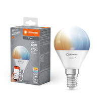 LEDVANCE SMART+ Wifi Mini Bulb LED Lampe TW FR E14 4,9W 470 lm, 2700…6500 K, Tunable White