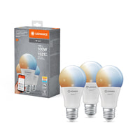 LEDVANCE SMART+ Lampada LED Classica Wifi TW FR E27 14W, 1521 lm, 2700…6500 K, Bianco Regolabile, Confezione da 3