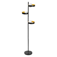 OSRAM DECOR Memphis lampada da terra, nero/oro, attacco G9