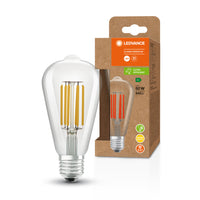 LEDVANCE LED Lampada Classe di efficienza energetica A Filamento Edison, 4W/3000K, E27
