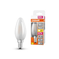 OSRAM Dimmbare LED-Lampe LED SUPERSTAR+ CL B GL FR 40 dim 3,4W/927 E14 CRI90 BOX , Warmweiß