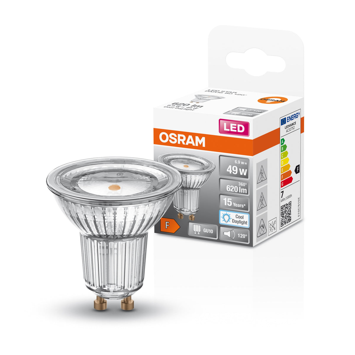 Lampada con riflettore OSRAM LED Star, 6,9 W, 620 lm, GU10