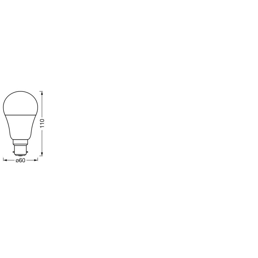 LEDVANCE Smart+ Lampe mit ZigBee Technologie, 9W, A60, matt, Sockel B22D, Lichtfarbe RGBW einstellbar, 806lm, 1er Pack