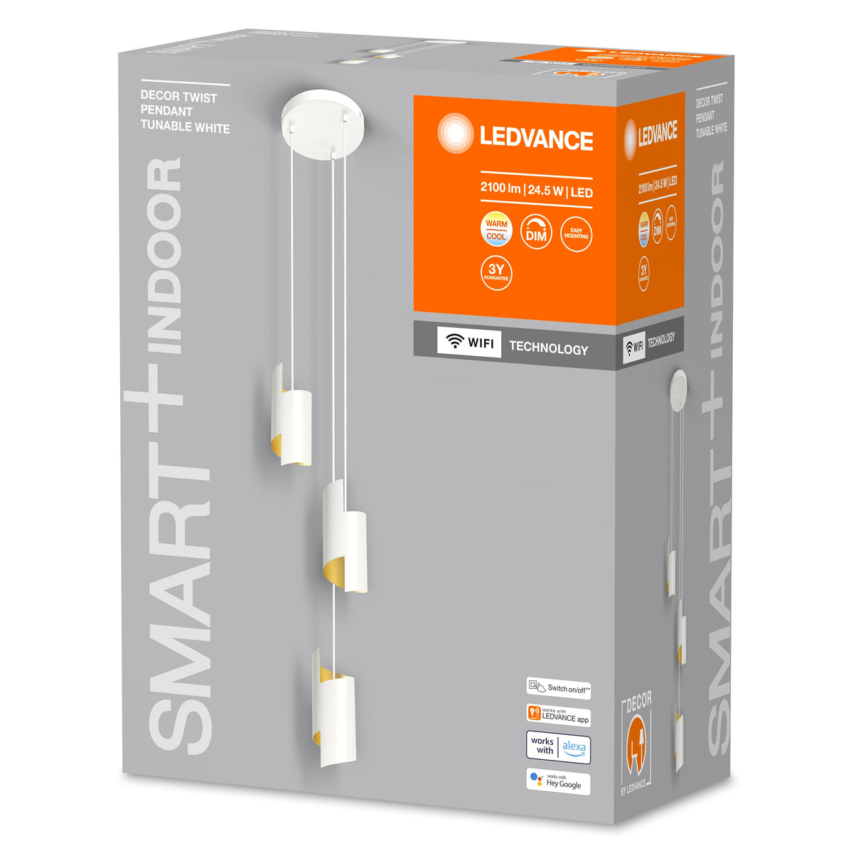 Lampada a sospensione LEDVANCE SMART+ WiFi DECOR bianca, 24,5 W, 2100 lm