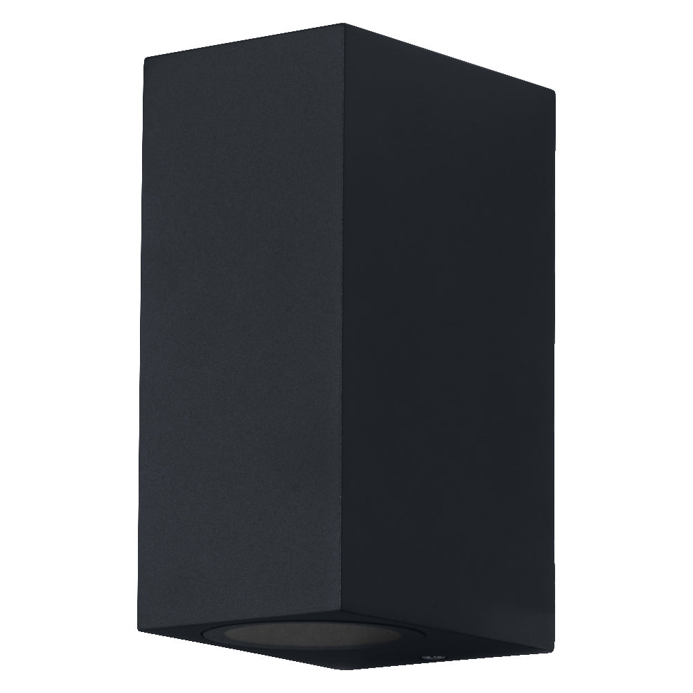 Endura Classic Square Schwarz, Außenleuchte, GU10, Smart+ geeignet, groß