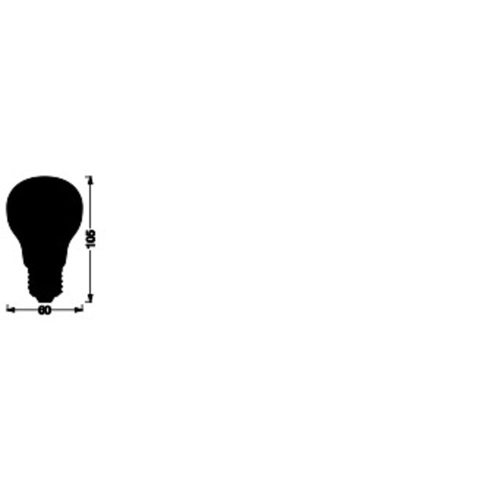 Lampada LED LEDVANCE SMART+ WIFI, vetro bianco, 4,8 W, 470 lm, forma classica della lampadina con attacco E27, luce colorata regolabile e luce bianca, dimmerabile, controllabile tramite app o controllo vocale, buona durata