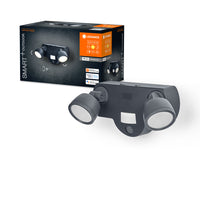 LEDVANCE SMART+ Outdoor-Wandleuchte mit Kamera, dunkelgrau