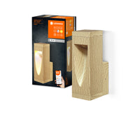 LEDVANCE SMART+ Lampada da parete WiFi da esterno 7,5W, 600lm, legno