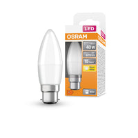 OSRAM LED Lampada LED STAR CLASSIC B 4.9W 827 Satinata B22d, 470 lm, 2700 K, Bianco caldo