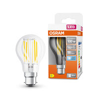 OSRAM LED Lampe LED Retrofit CLASSIC A 11W 840 Clear B22d, 1521 lm, 4000 K, Kaltweiß