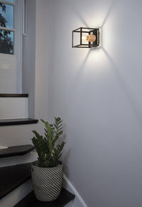 OSRAM DECOR Nairobi lampada da parete, nero, attacco E27