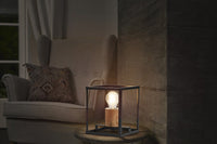 OSRAM DECOR Nairobi Tischleuchte, schwarz, E27-Sockel