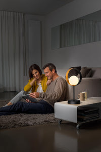 OSRAM DECOR Memphis lampada da tavolo, nero/oro, attacco G9