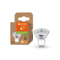 Lampada LED LEDVANCE classe di efficienza energetica B con riflettore GU10, 2,2W/2700K