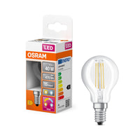 OSRAM LED RELAX and ACTIVE CLASSIC P, Lampada LED, 4W, 2700-4000K, Click CCT, E14