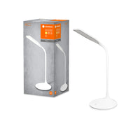 LEDVANCE PANAN® Disc Akku Schreibtischleuchte Single White DIM 3000K, 220 lm, 3000 K, Warmweiß