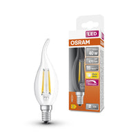 OSRAM LED Lampada LED Retrofit CLASSIC BA DIM 4W 827 Chiara E14, 470 lm, 2700 K, Warmweiß