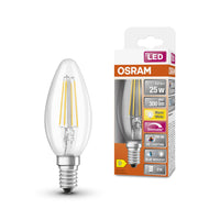 Lampada LED OSRAM SUPERSTAR+ CLASSIC B FIL 25, 2,2W, 300lm