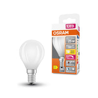 OSRAM SUPERSTAR+ CLASSIC P GLFR 25 LED-Lampe, 2,2W, 300lm , Warmweiß , E14
