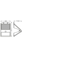 Proiettore con sensore solare LEDVANCE ENDURA, nero, 4W, 500lm