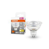 OSRAM SPOT MR16 GL 50 LED-lampada riflettore, 6,5W, 630lm, GU5.3, bianco caldo